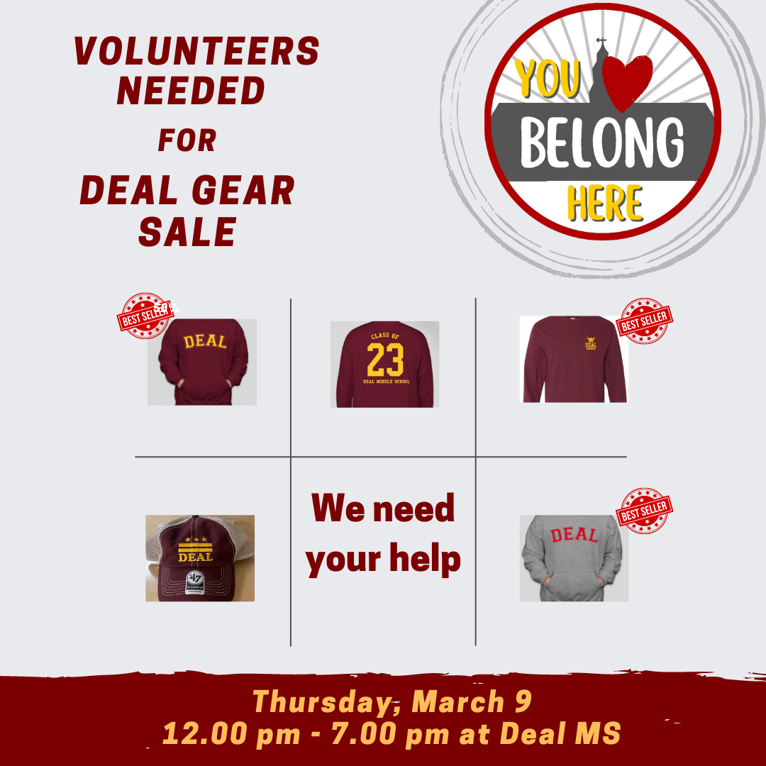 Deal Gear Sale: Volunteers