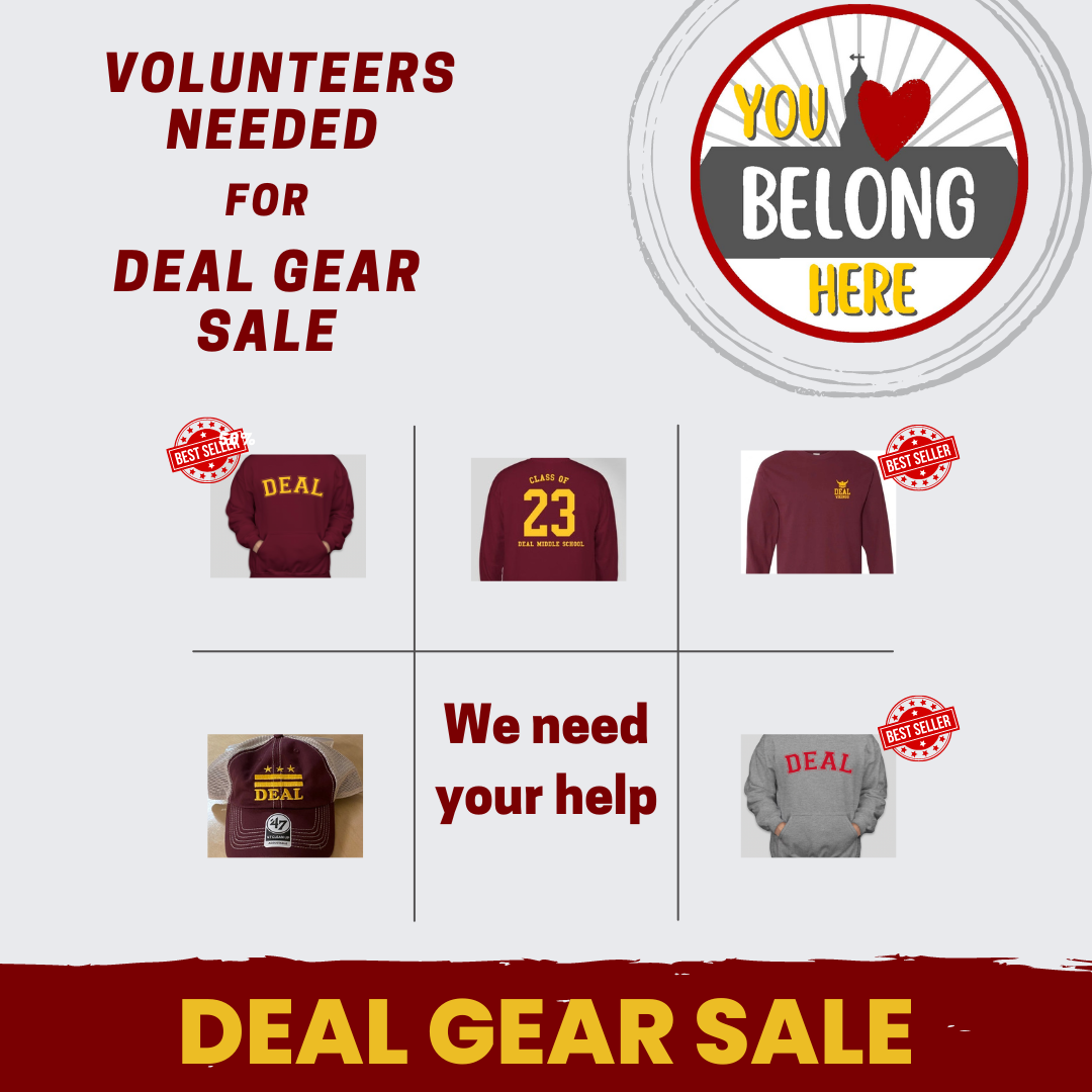 Deal Gear Sale &amp; Volunteers