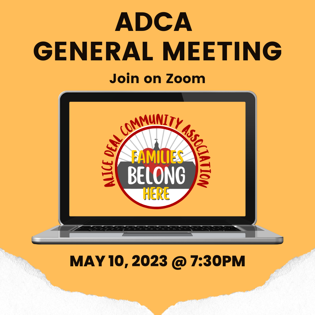 ADCA General Meeting this Wednesday - Please Join!