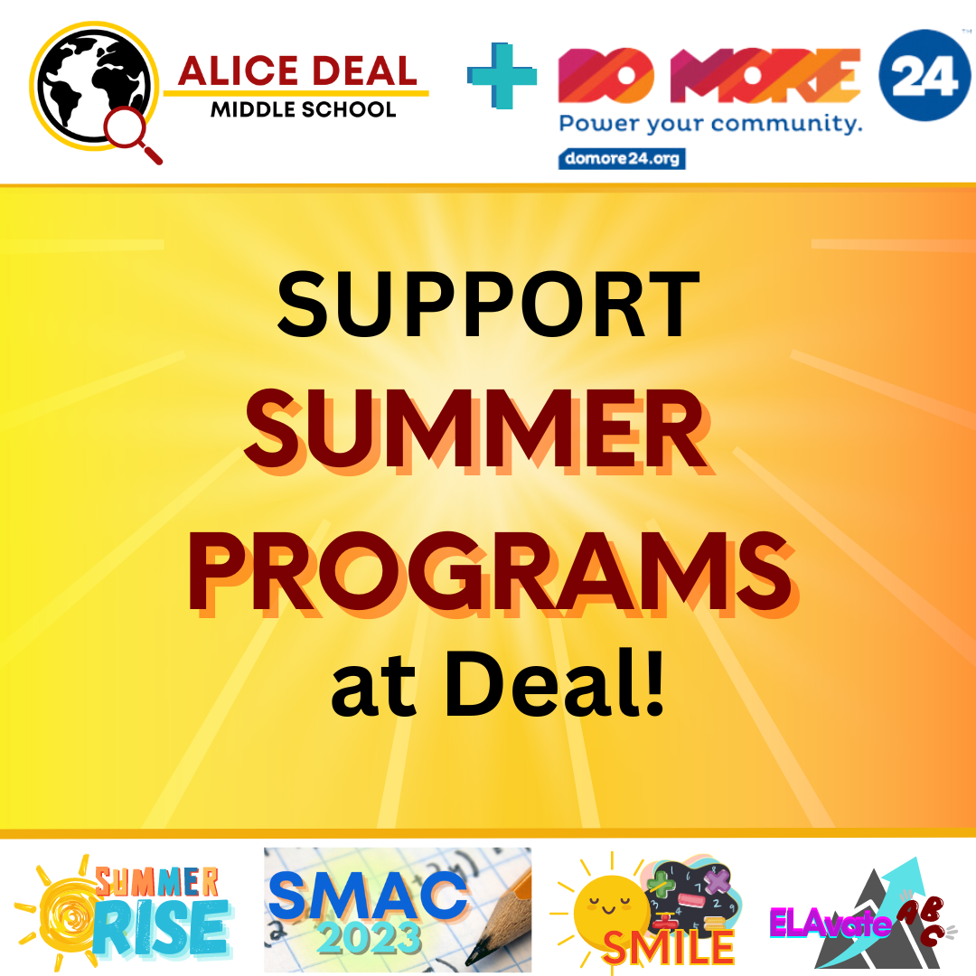 Donate now to support summer programming at Deal!