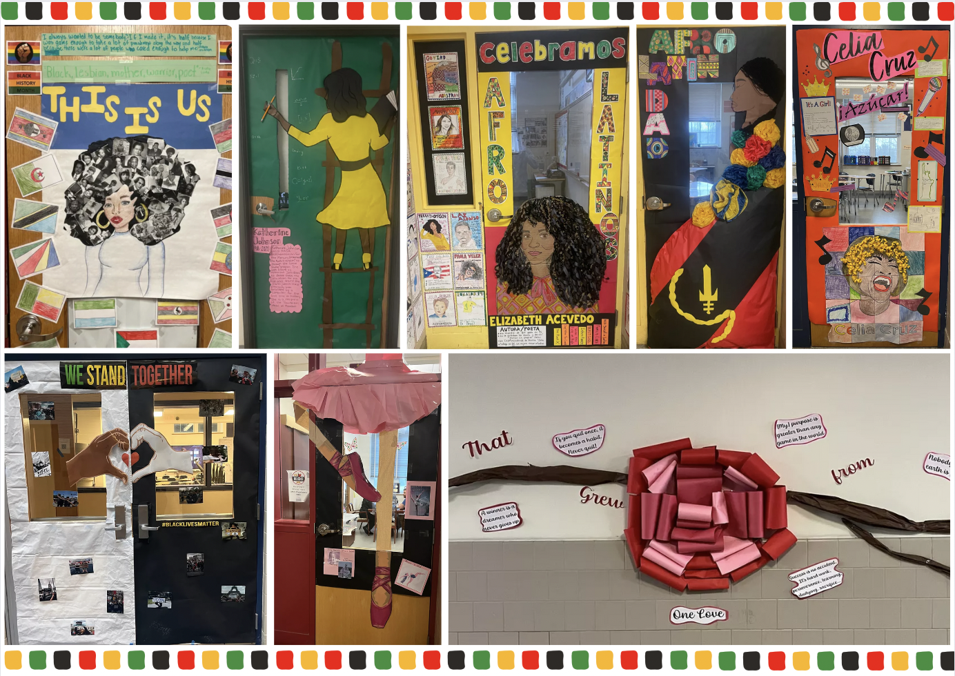 Black History Month Door Decorating Winners