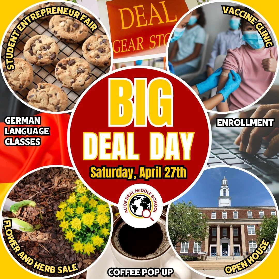 Get ready for Big Deal Day at Deal this Saturday, April 27th, starting at 9am! Join us for a bustling day filled with exciting events that celebrate our vibrant community! #admsherewegrow