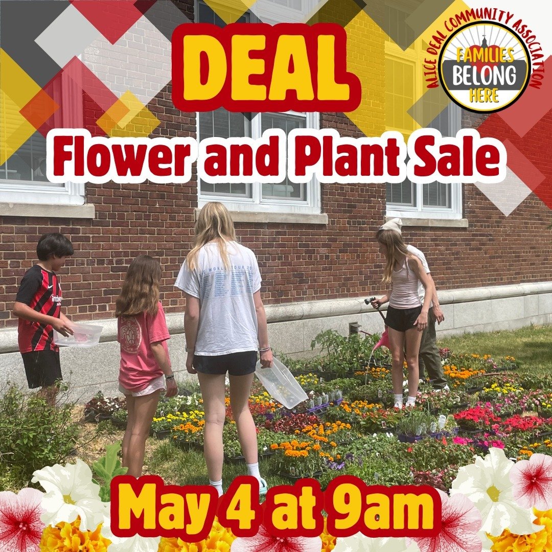 Join us this Saturday, May 4 at 9am for our Deal Flower and Plant Sale! #admsherewegrow