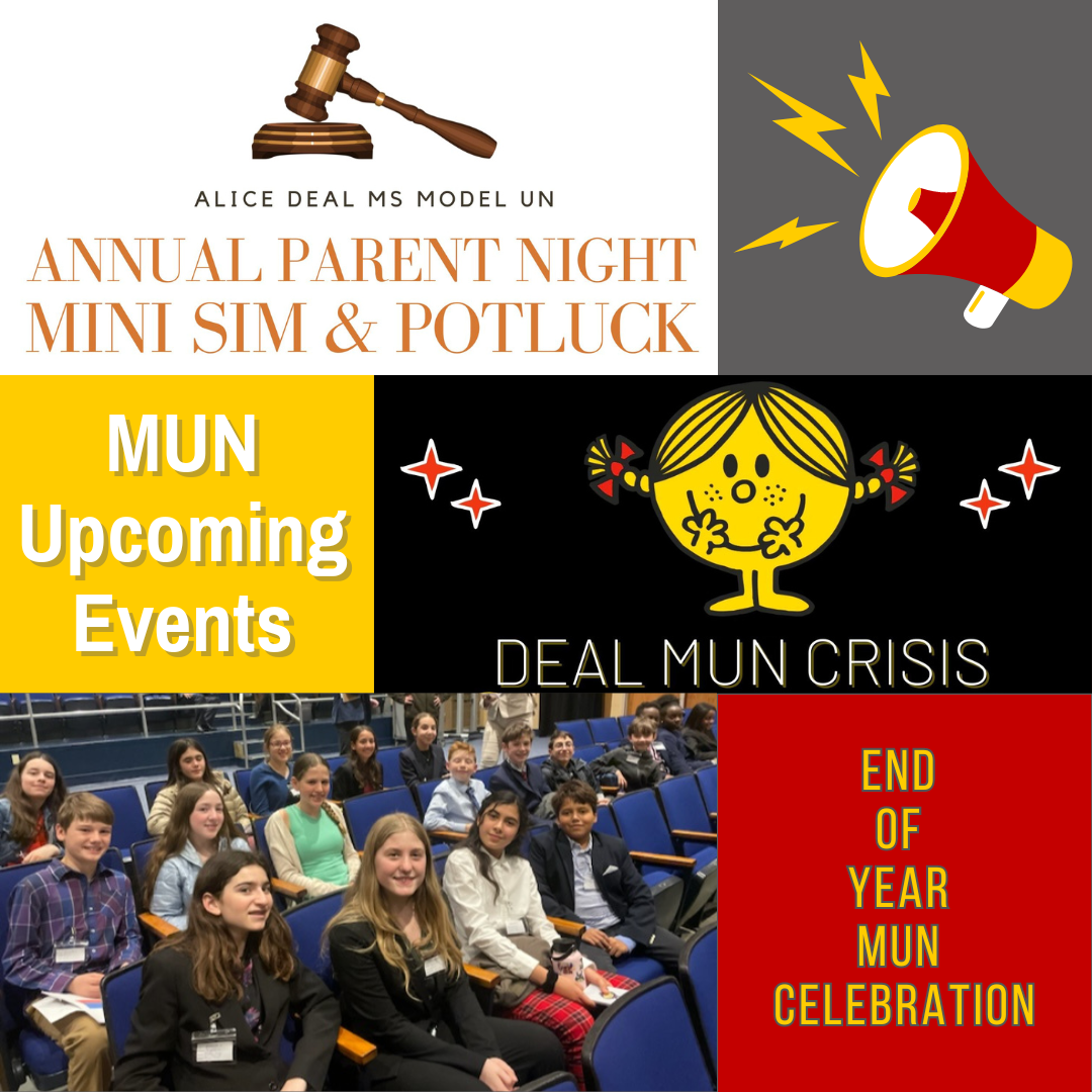 End of Year MUN Events