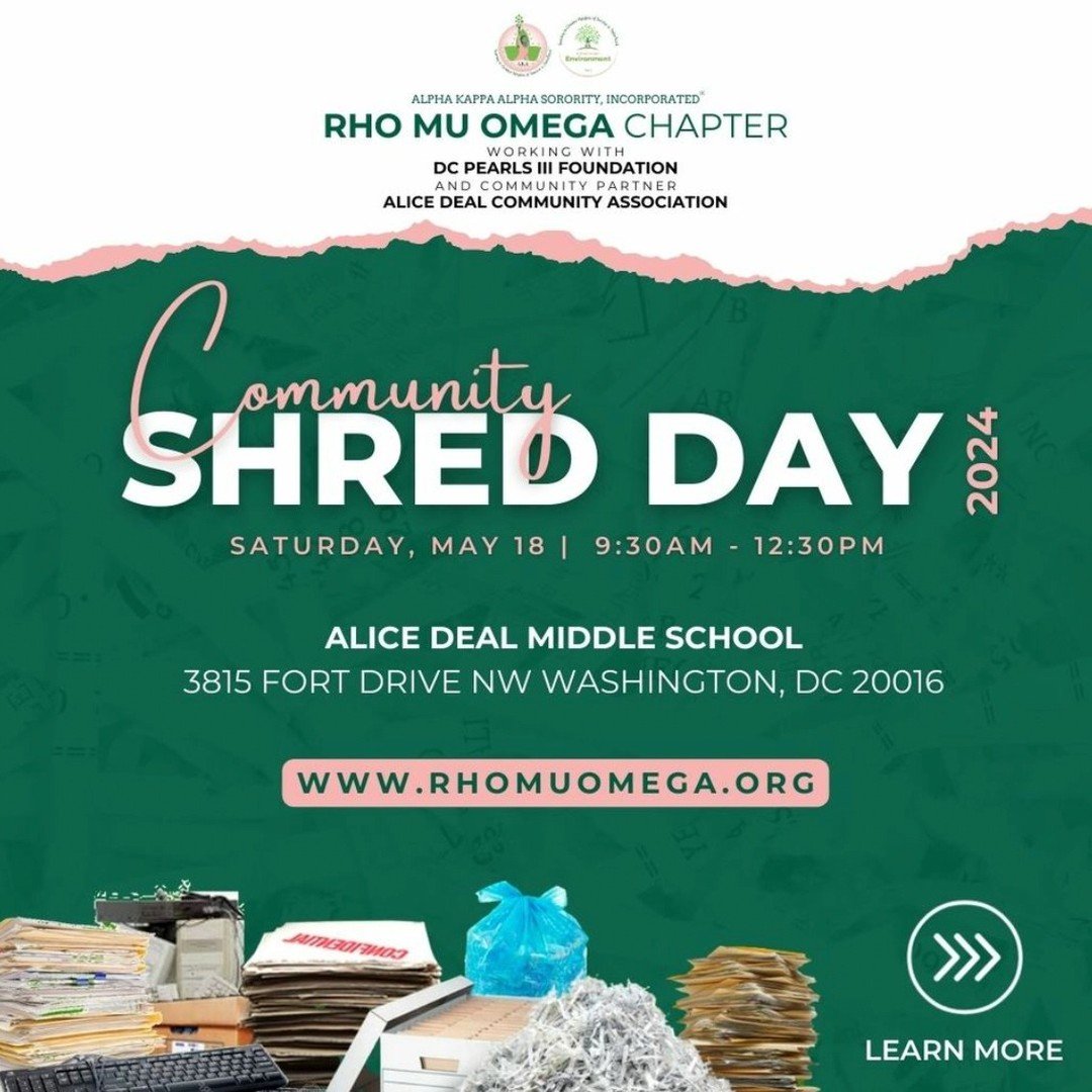 Join us for our 2024 Community Shred Day at Deal on May 18 from 9:30 am to 12:30 pm!