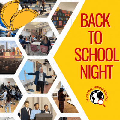 Back-to-School Night Tomorrow!