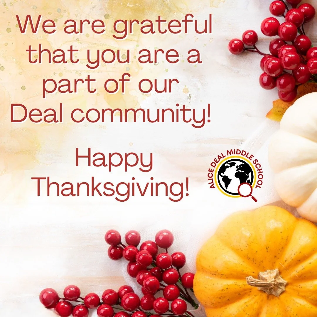 We are grateful that you are a part of our Deal community! Happy Thanksgiving! #admsherewegrow