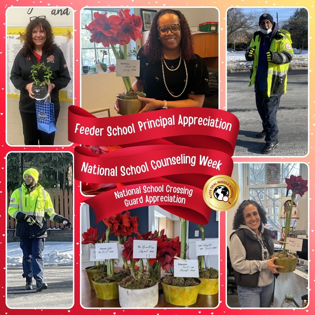 We are so grateful to our wonderful feeder school principals, our incredible counselors, and amazing crossing guards for their dedication and leadership supporting our Deal community! #admsherewegrow