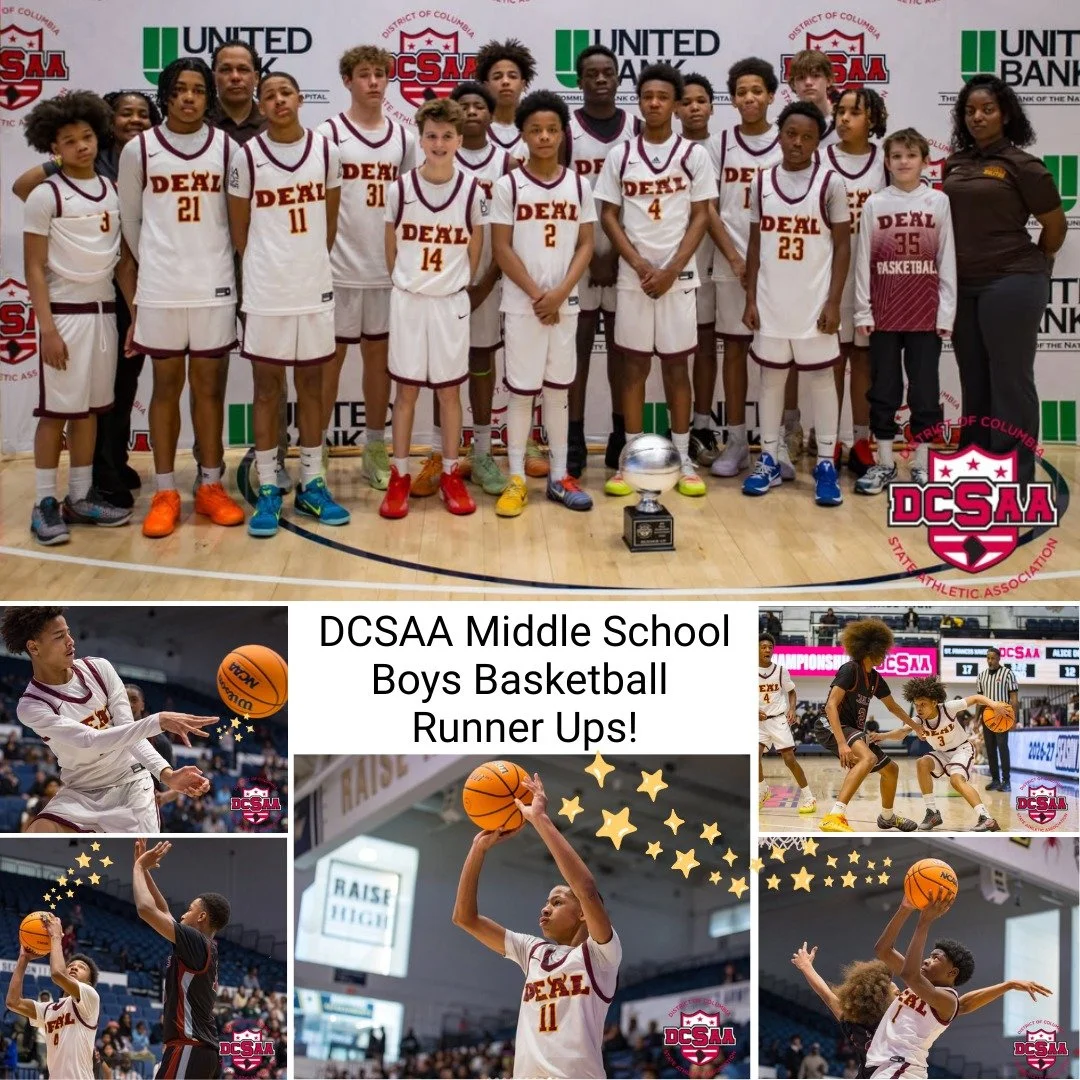 Congratulations to the Deal boys basketball team for a hard fought game in the DCSAA Championship game and earning second place! #admsherewegrow