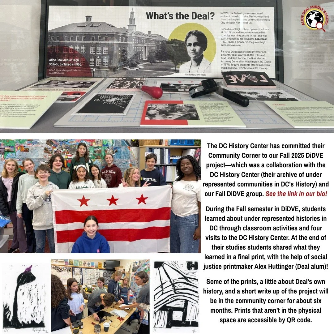 The DC History Center has committed their Community Corner to our Fall 2025 DiDVE project! See the link in our bio! #admsherewegrow