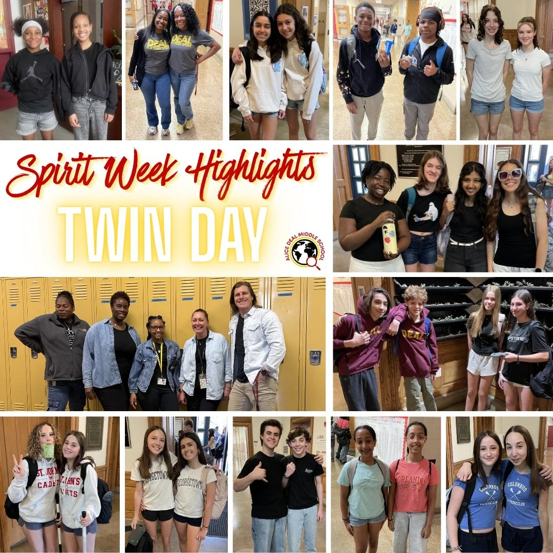 Tuesday's Twin Day was double the fun during Spirit Week! #admsherewegrow