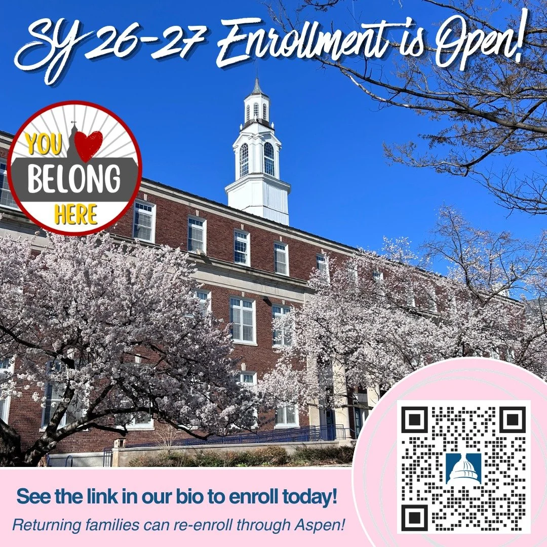 Re-enrollment for SY 26-27 has begun! See the link in our bio to complete your registration today! #admsherewegrow