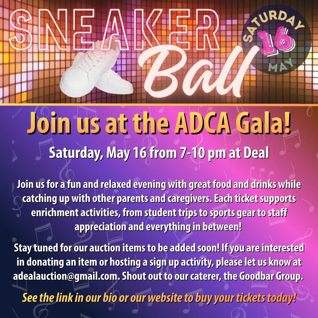 Join us for a fun and relaxed evening at this year's gala! Each ticket supports enrichment activities, from student trips to sports gear to staff appreciation and everything in between! See the link in our bio or our website to buy your tickets today
