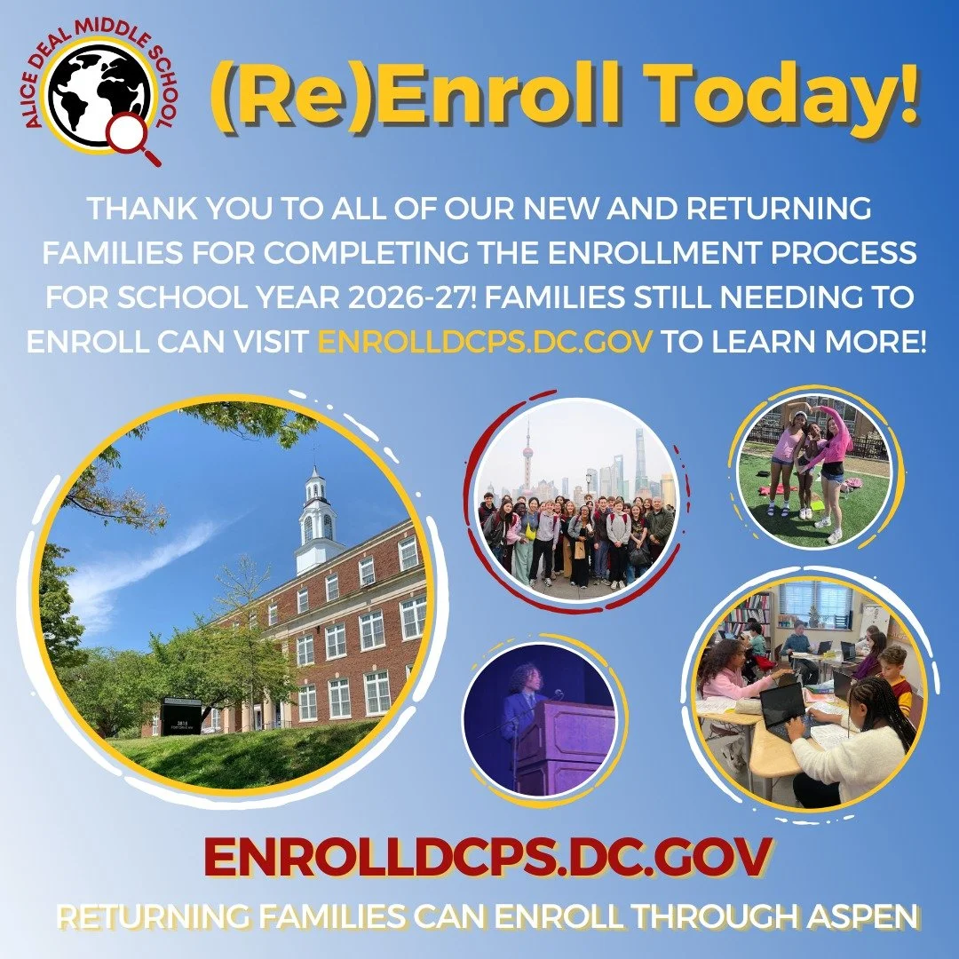 Thank you to all of our new and returning families for completing the enrollment process for school year 2026-27! Families still needing to enroll can visit enrolldcps.dc.gov to learn more! #admsherewegrow