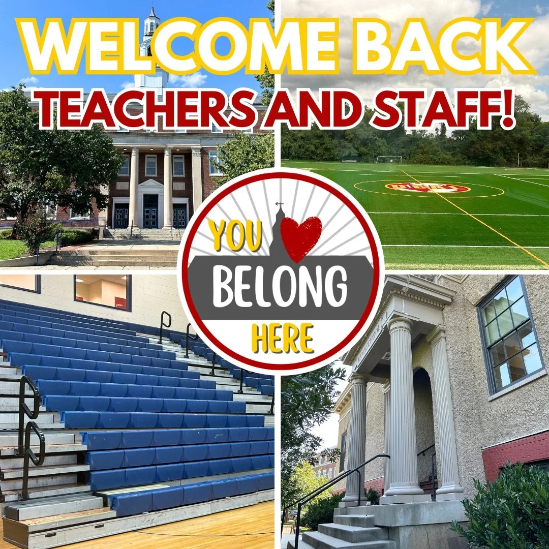 Welcome back teachers and staff! We're looking forward to a great week of community building, professional development, and readying our spaces for our students! #admsherewegrow