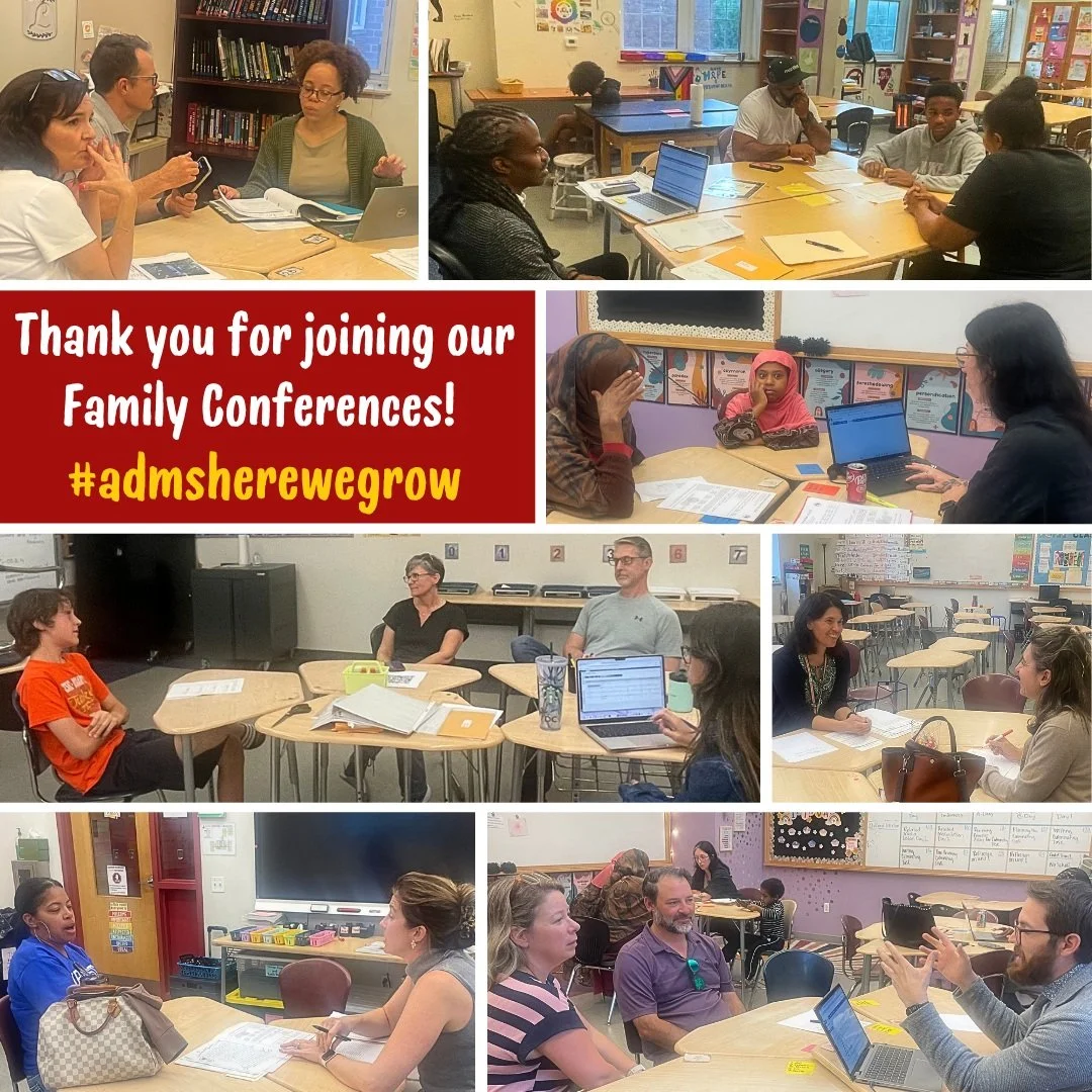 Thank you for joining our Family Conferences! #admsherewegrow