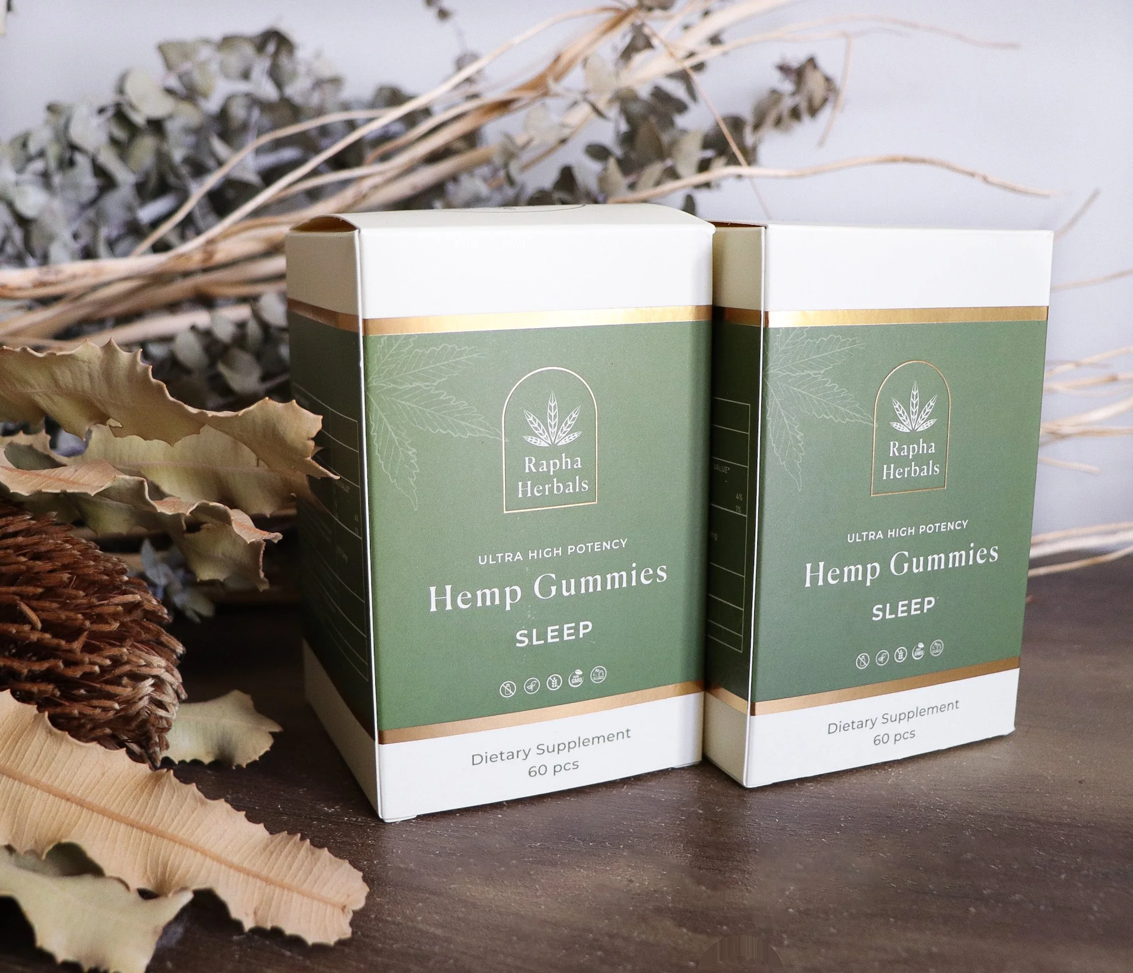 2 Jars Sleep 120 gummies — RAPHA HERBALS