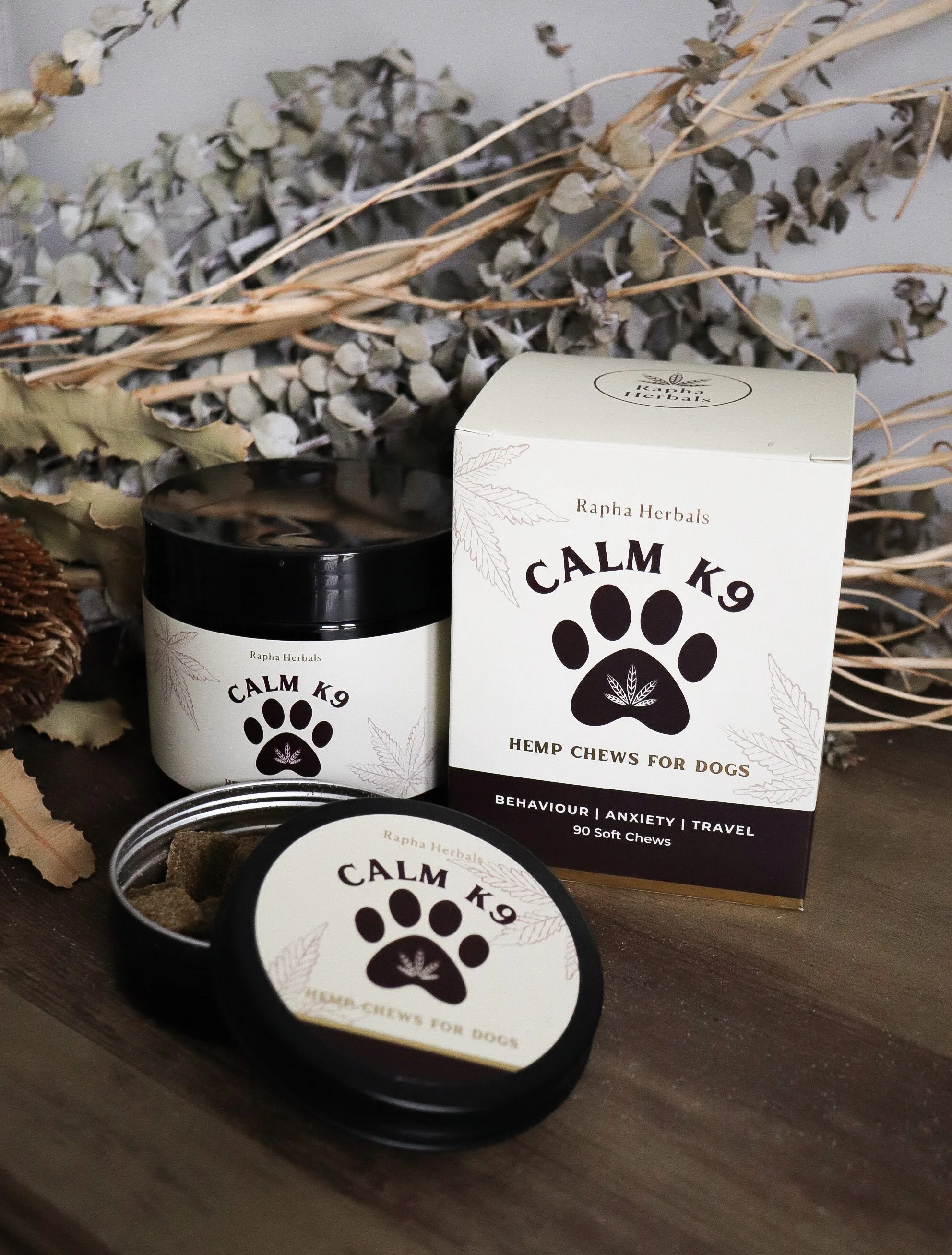 CALM K9 — RAPHA HERBALS