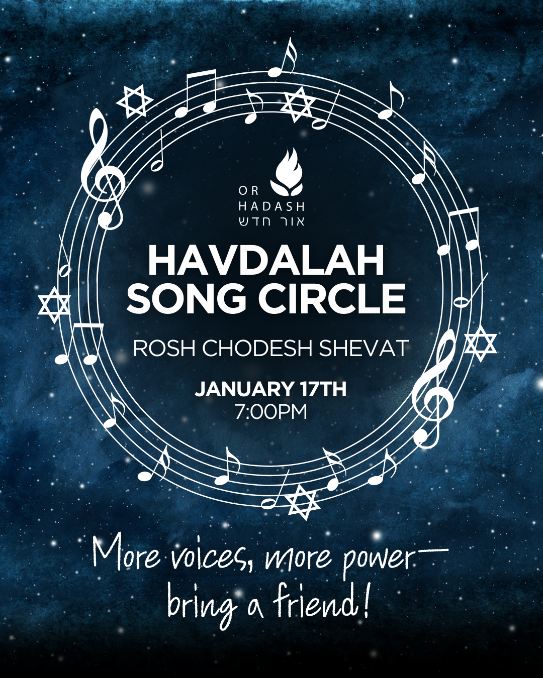 Havdalah and Song Circle
