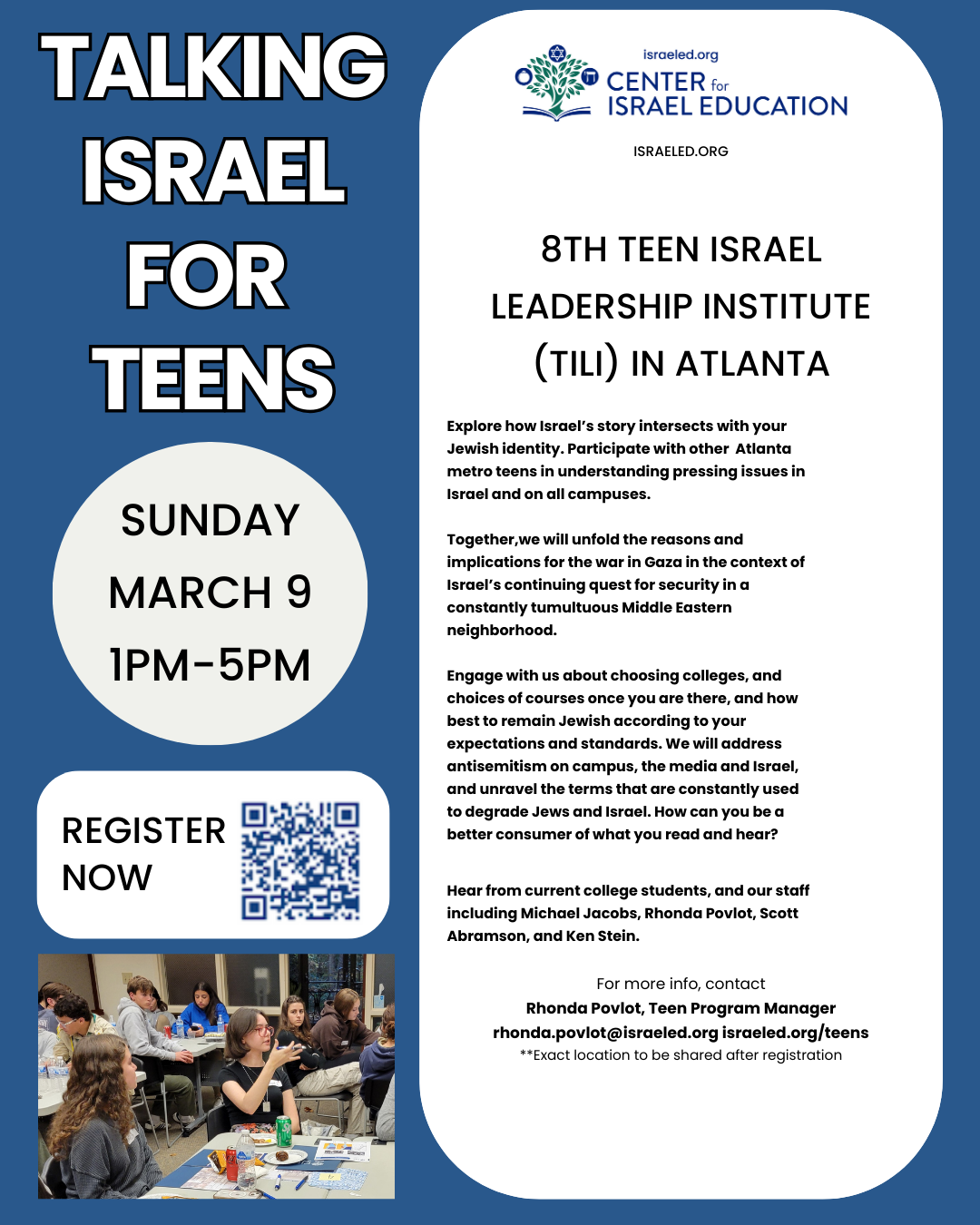 Israeled Talking Israel for Teens — Or Hadash