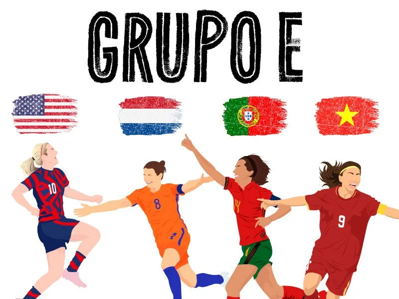 Países del Grupo E en la Copa Mundial Femenina 2023