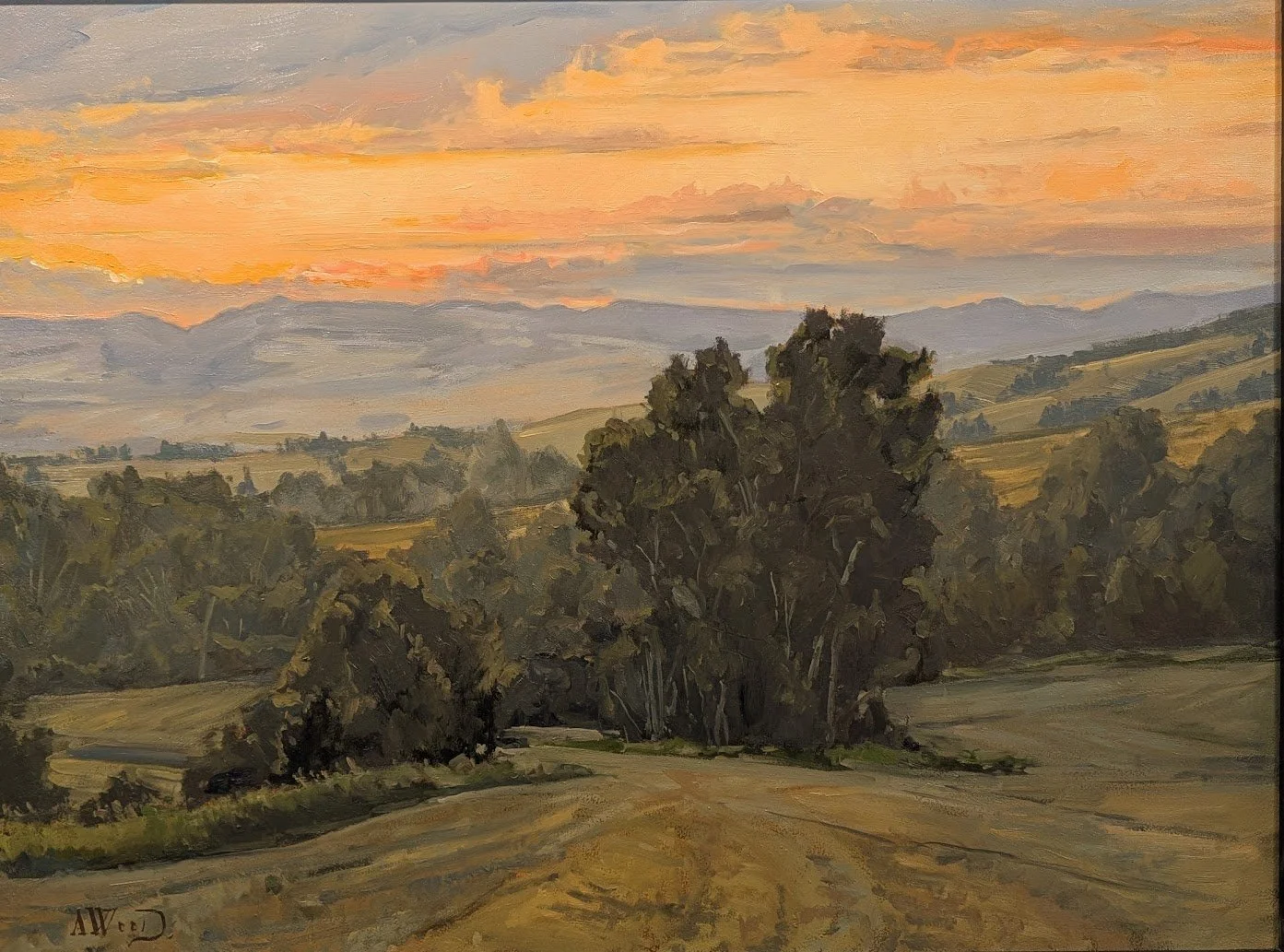 "What the Light Leaves Behind," 18" x 24", Oil, 2026, Available through Mountain Sage Gallery, Helena, MT, $2000.00
