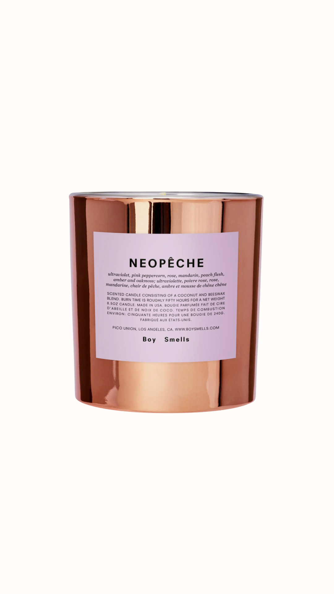 Boy Smells Candle