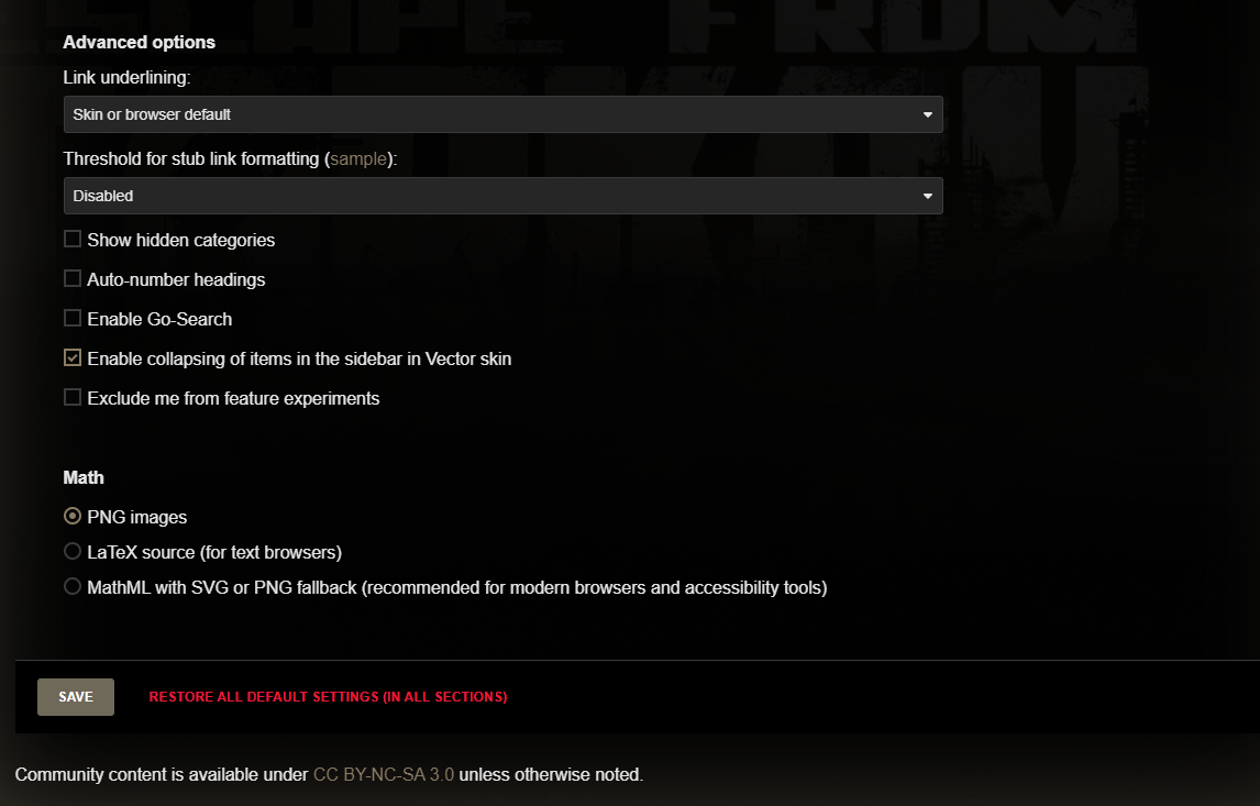 Step-by-step Guide to changing the Tarkov Wiki Apperance — Escape From  Tarkov News