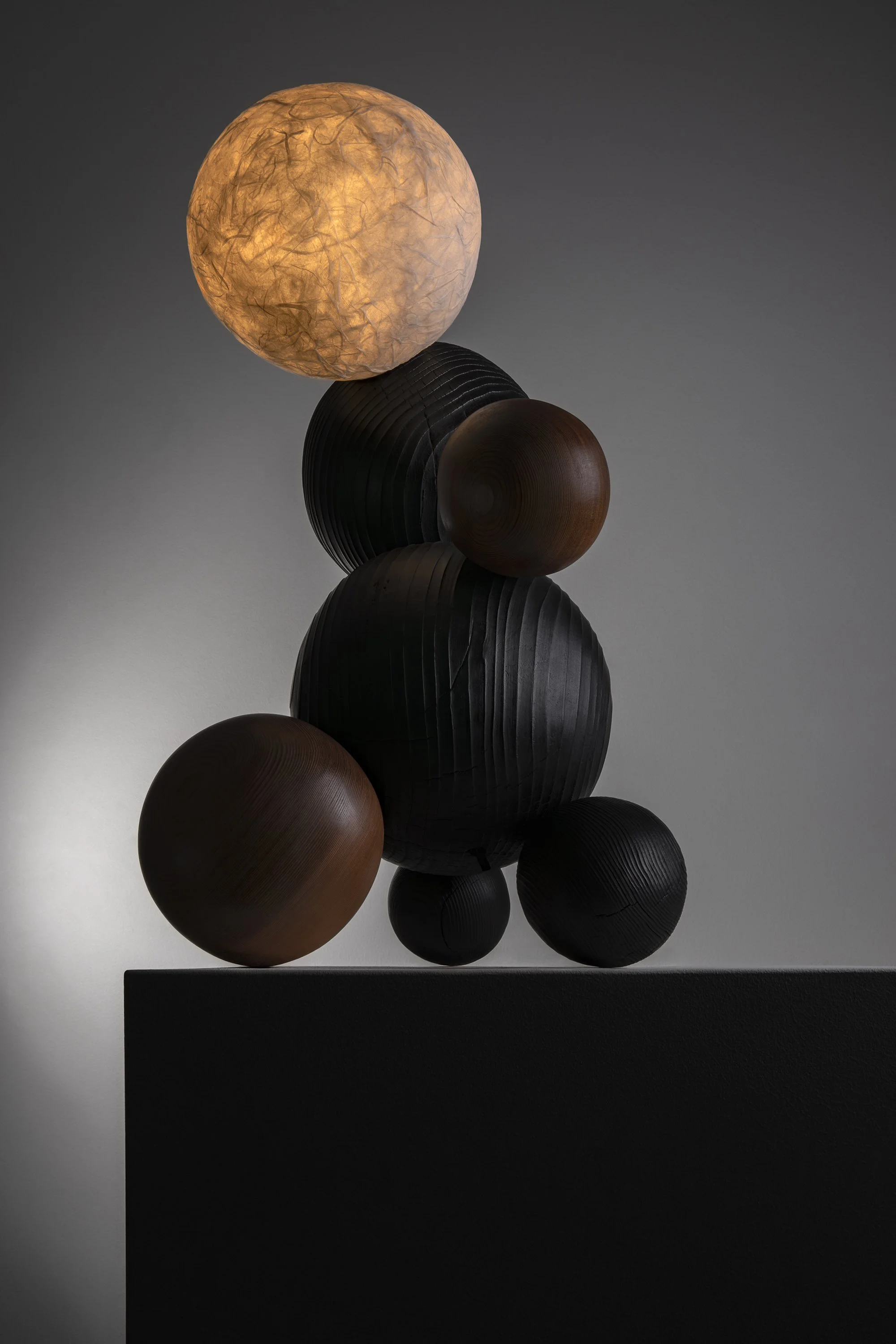 IMAGINATION lamp,
Red Cedar, Mulberry Paper,
2025
