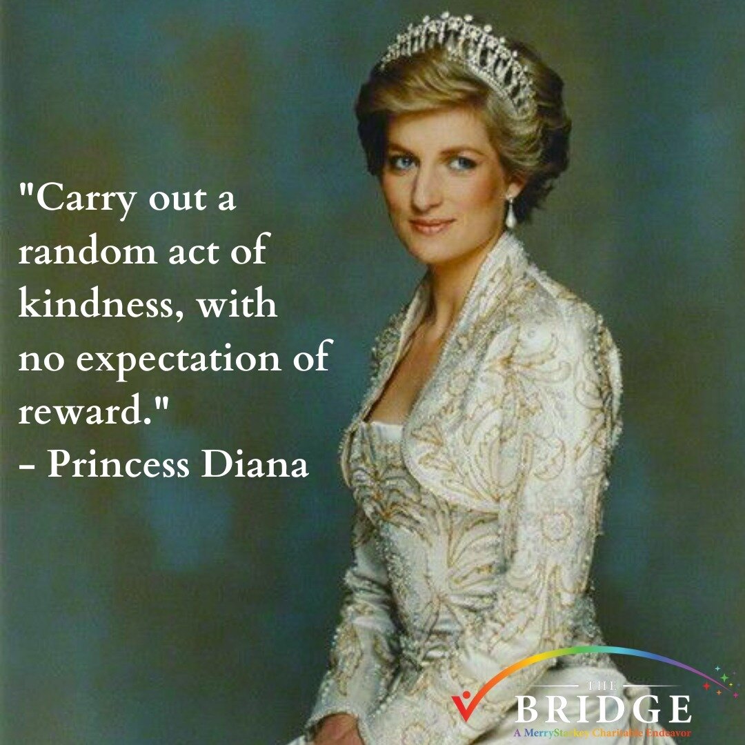 ✨An advocate and world changer.✨ Yesterday marked 25 years since Princess Diana's death. In her honor, we share this quote of hers. This is a huge part of our core mission and values of who we are.

#thebridge #bridgethegap #princessdiana #stlouisgra