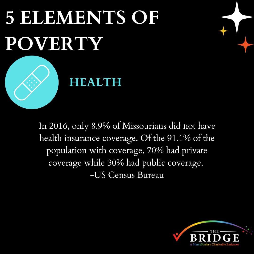 ✨5 ELEMENTS OF POVERTY: HEALTH.✨
Starting with access to health insurance, access to good health care is SO important. Health care access is the ability to obtain healthcare services such as prevention, diagnosis, treatment, and management of disease