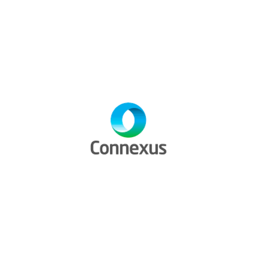 Connexus logo with a circular blue and green icon and the word 'Connexus' below it.