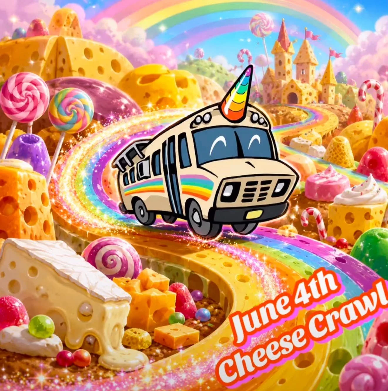International Cheese Day On Glinda the Good Bus!