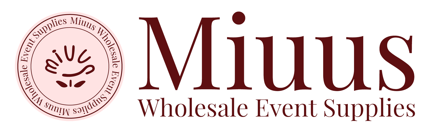 Miuus | Wholesale Event Supplies