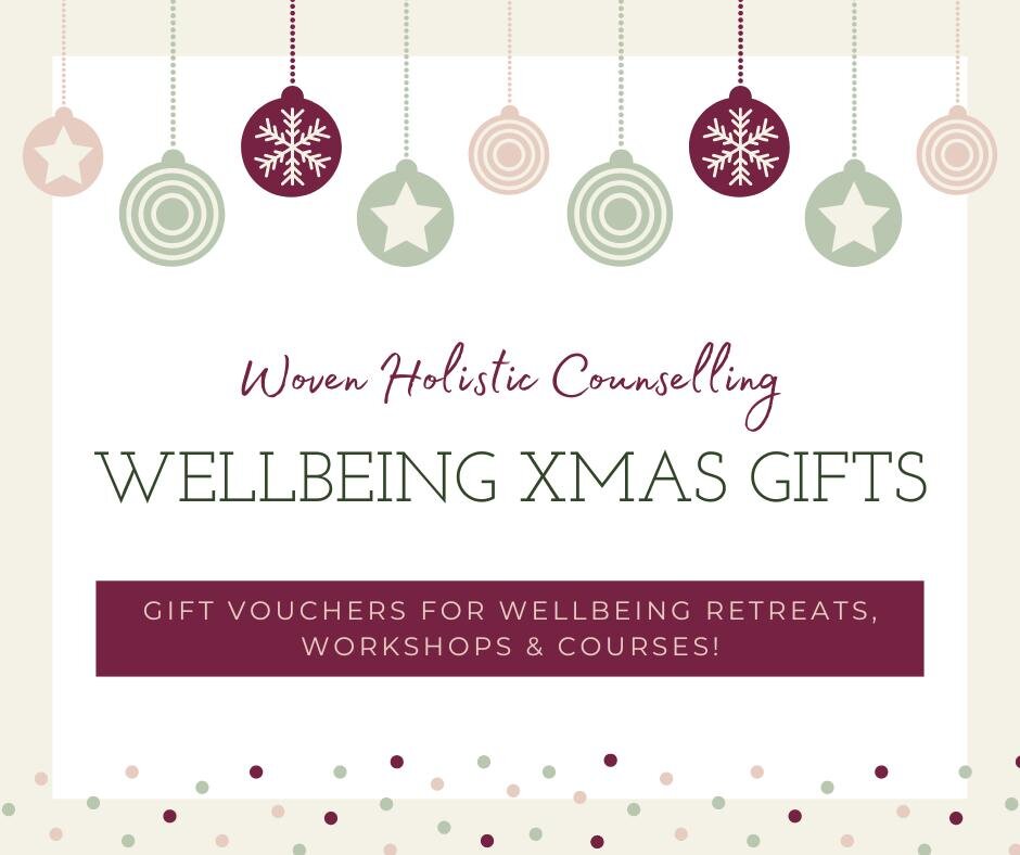 Give the gift of wellbeing this Christmas!

Woven Christmas Gift Certificates are available for you to purchase for family, friends and loved ones and can be used on any Woven retreats, workshops, and courses.

These wellness events offer rest, relax