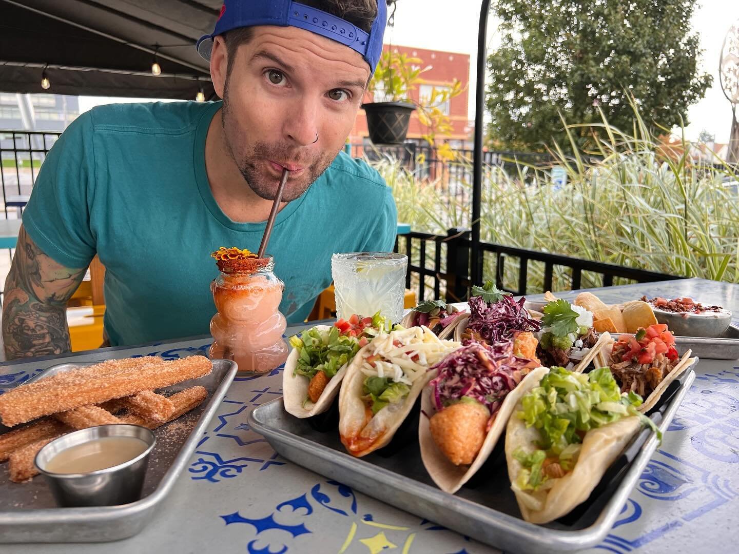 Happy Hour just hits better on the patio. ☀️ 🌮 🥑