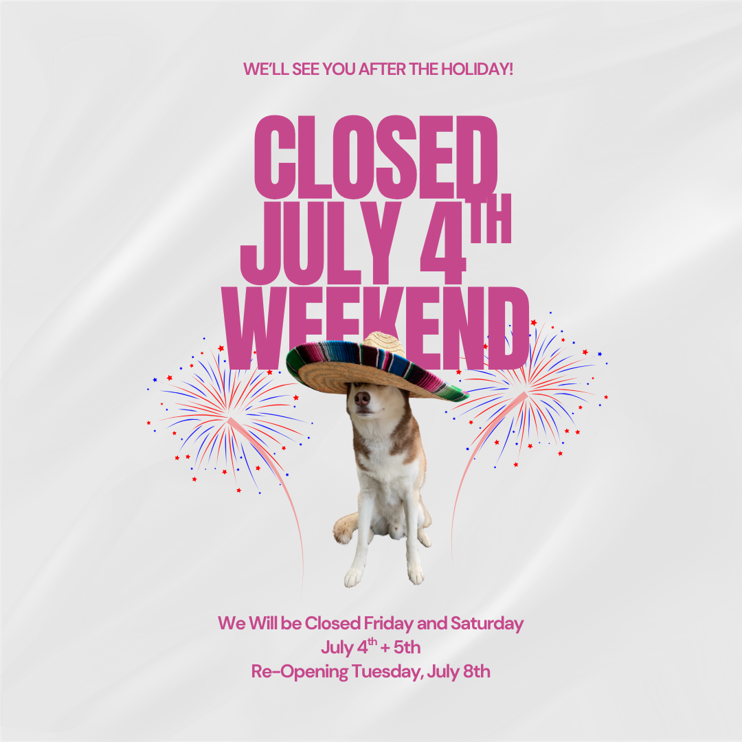 Closed 4th of July Weekend