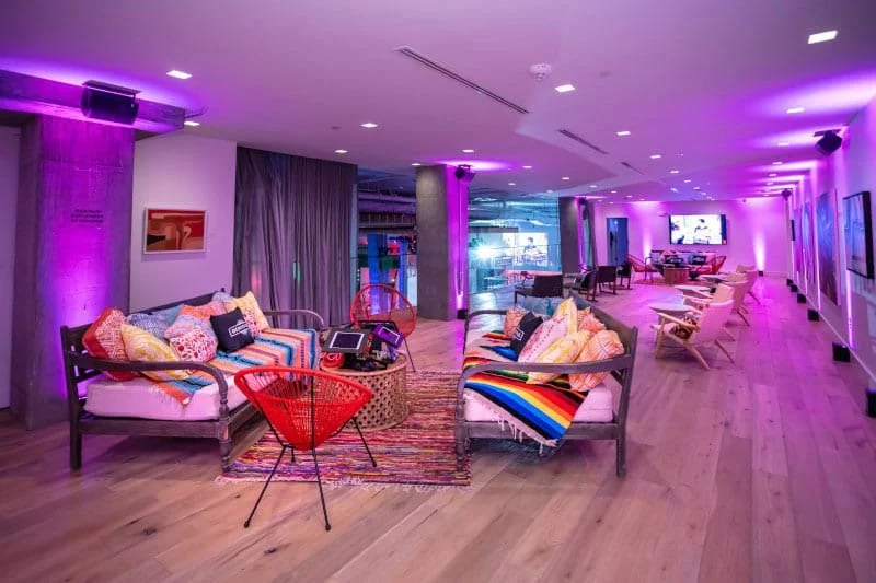 Balcon event venue, LightReel industry panels
