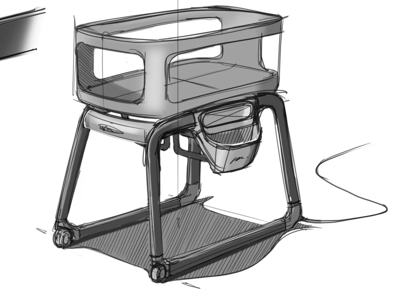 Concept for Graco Sense2Soothe.