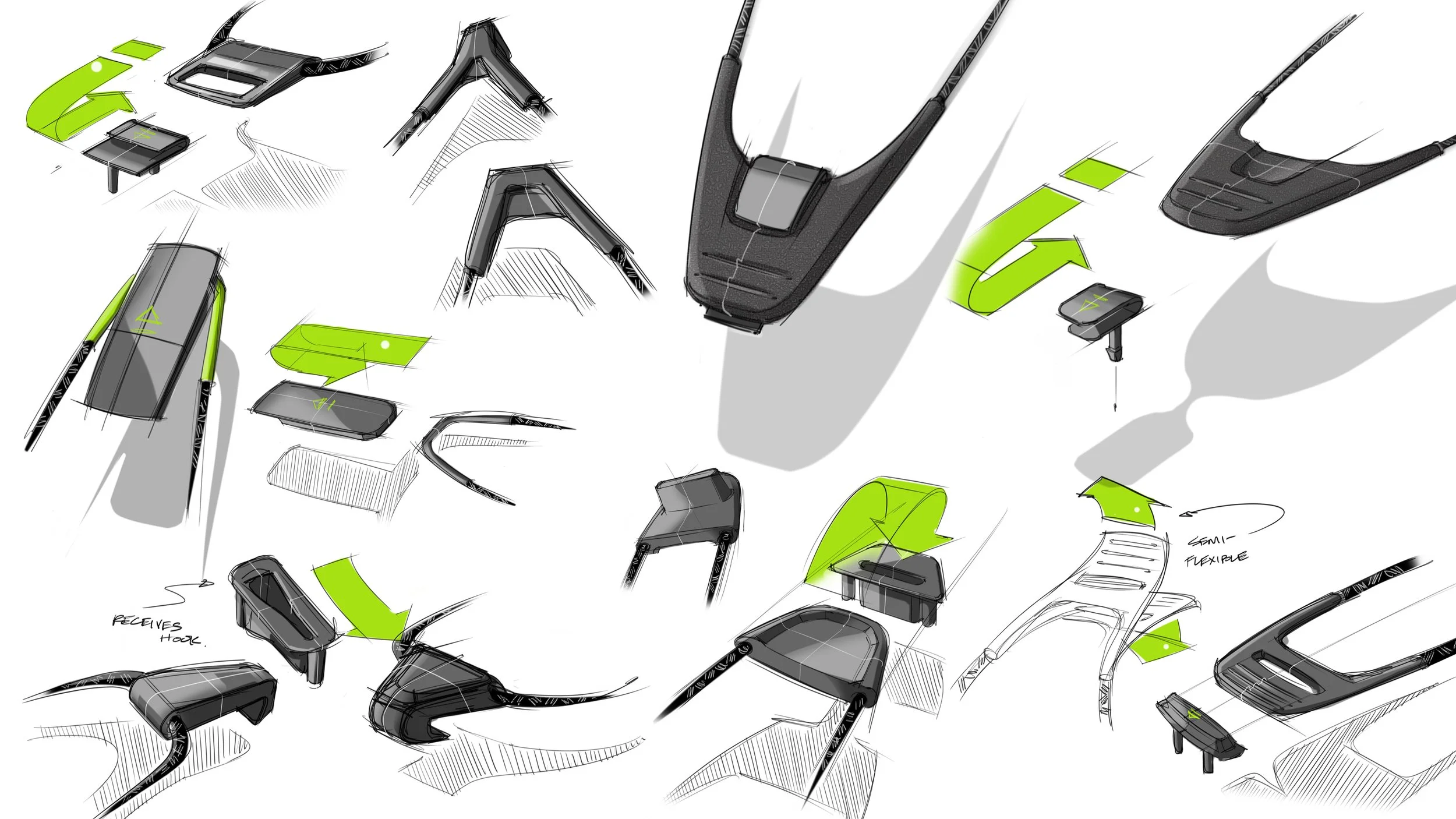 Concept Ideation Around Canopy Attachment Touchpoints for BBJ ICS.