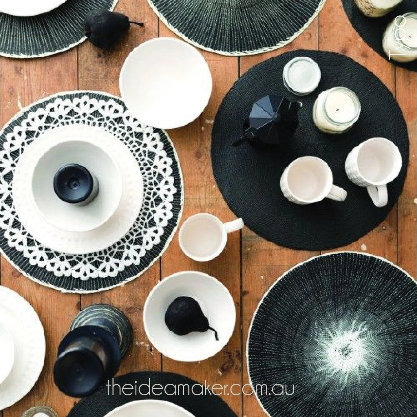 ⚫⚪ Black &amp; White Tableware ⚪⚫⁠
⁠
From first sketch to final shelf, I designed a timeless collection of black and white tableware that balances modern minimalism with everyday function.⁠
⁠
Every piece was considered &mdash; clean contrasts, bold p