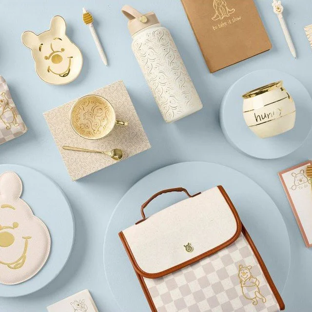 ⁠
🍯✨ WINNIE THE POOH &mdash; Timeless Charm ✨🍯⁠
⁠
Soft, sweet, and beautifully modern &mdash; this new 100 Acre Wood collection reimagines Pooh and friends in a luxe neutral palette of oat, cream, and honey gold 🌾🐻💛⁠
⁠
Think linen textures, deli