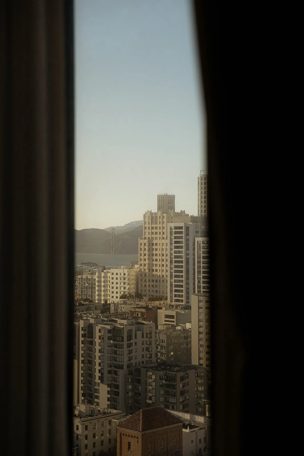 The city view from a wedding at the westin san francisco