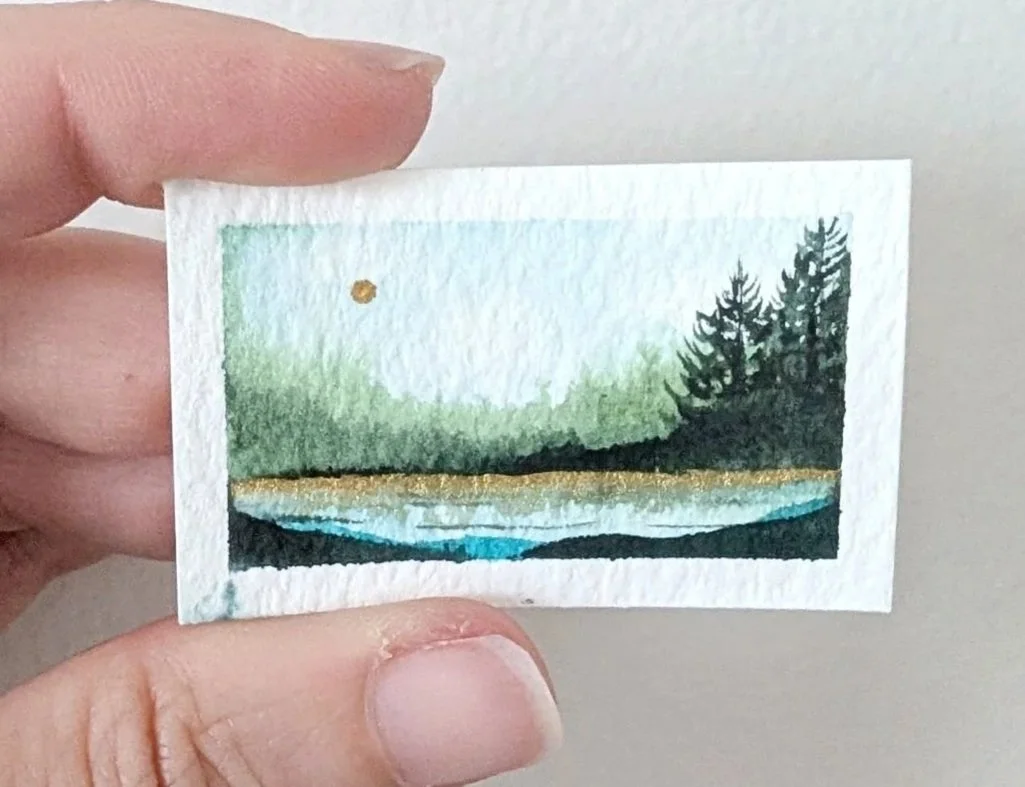 Tiny Watercolor Landscapes | Paint With Me