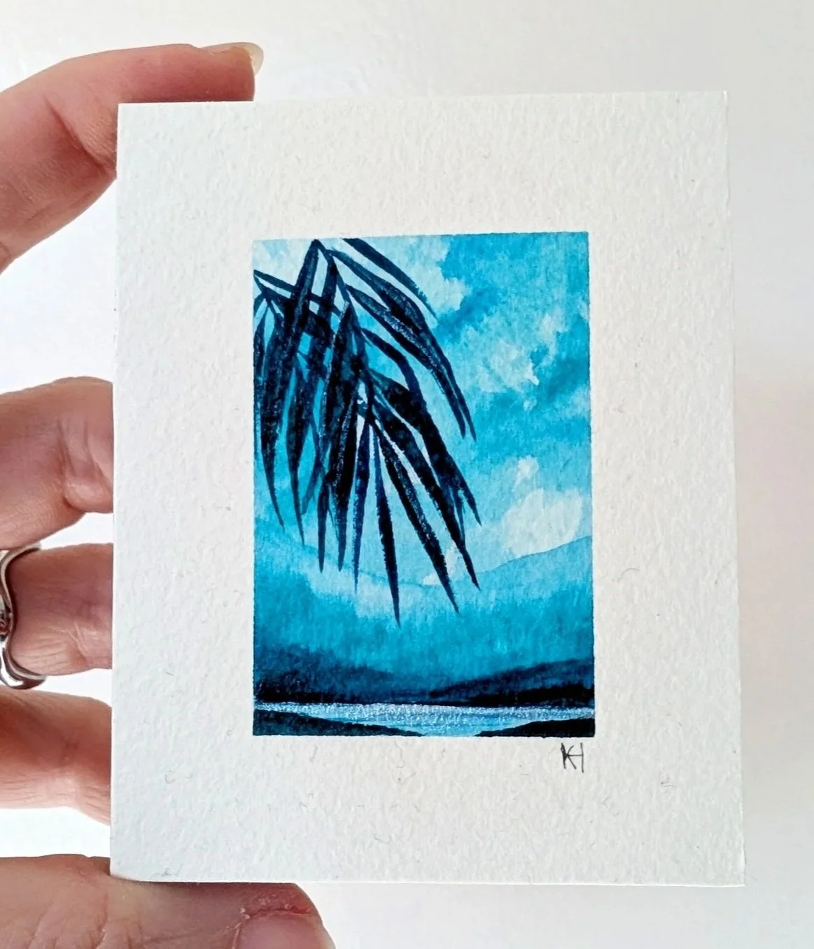 How to Paint a Miniature Watercolour Landscape