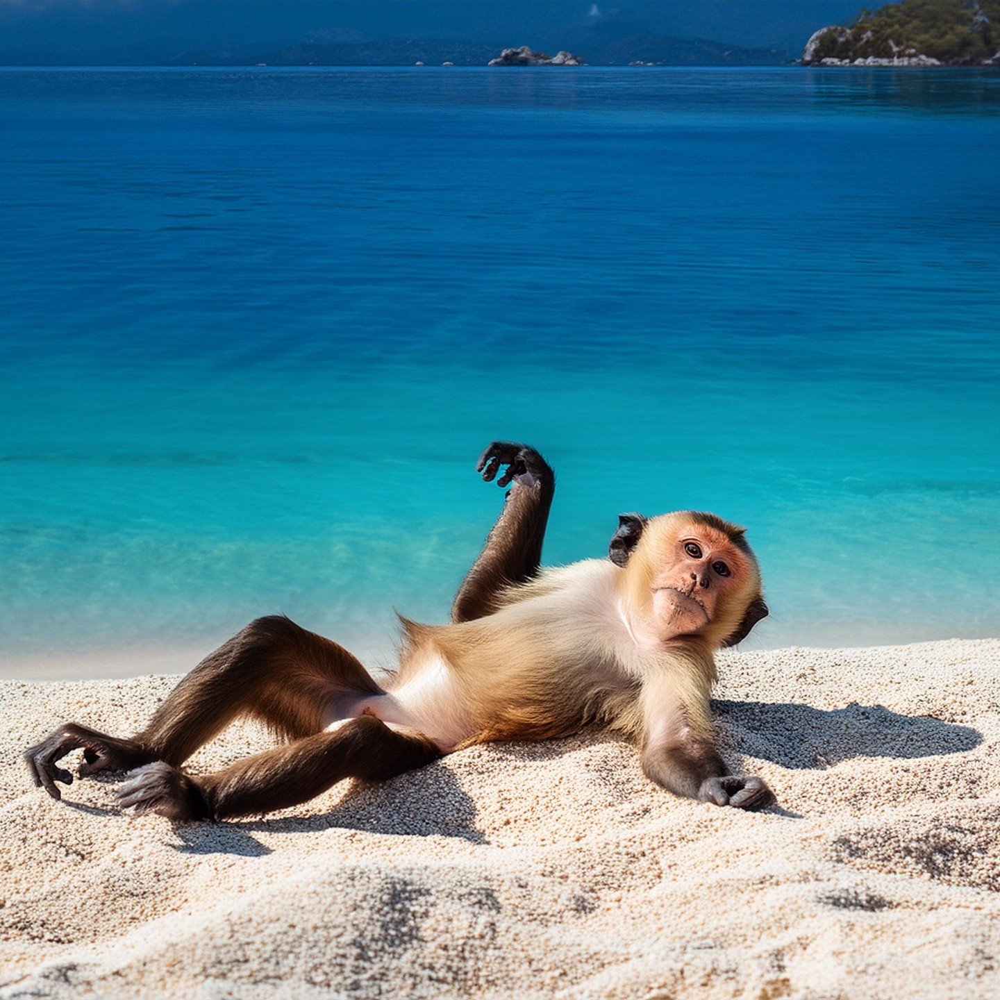 £9 for a belly scratch on the beach. This is living.