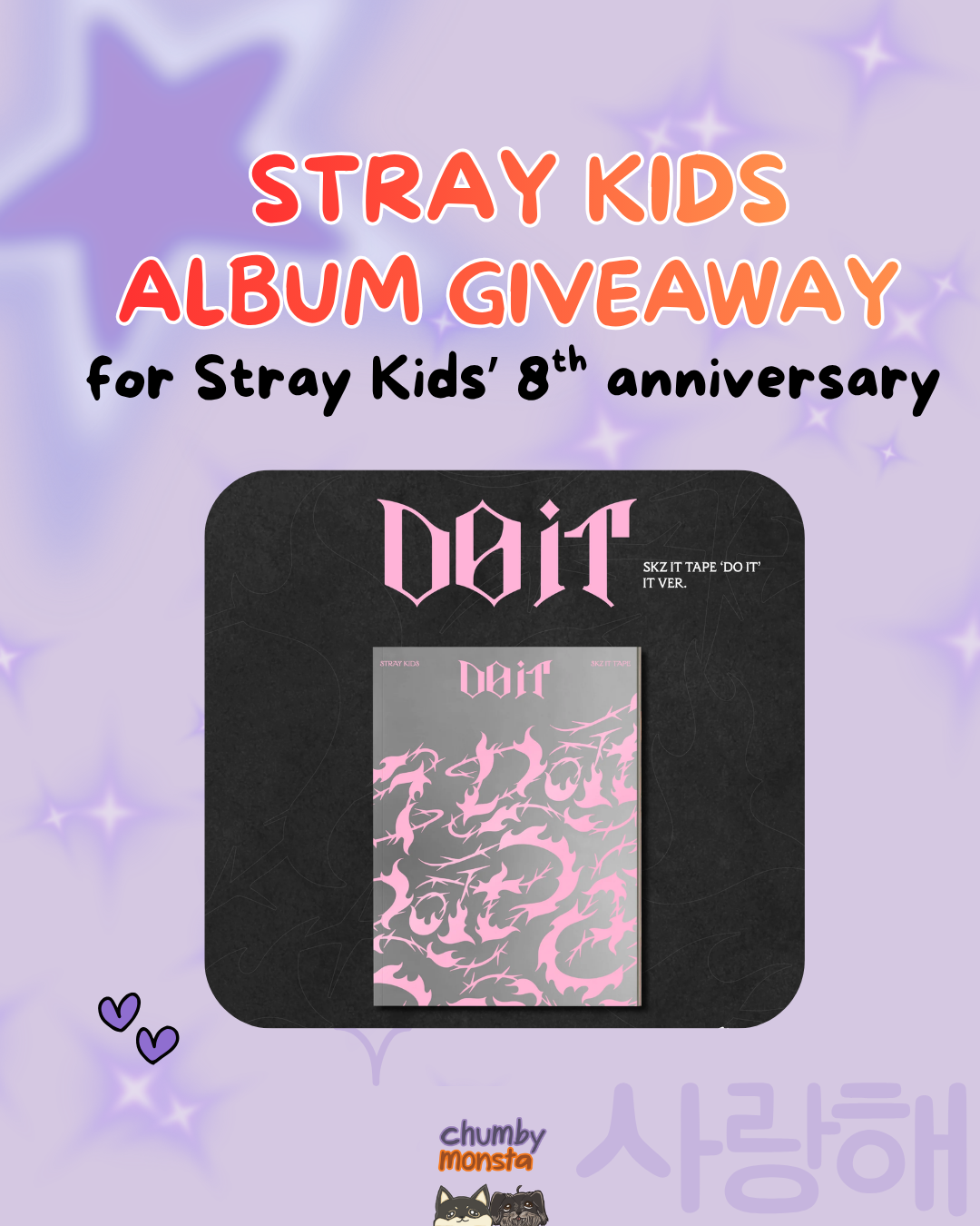 Instagram Ad for an album giveaway