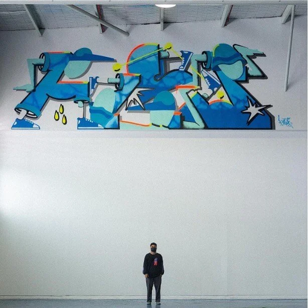 Has.Jay is a visual artist based in Singapore, specialising in creating surreal characters with distorted body movements using spray-paint and acrylic brush techniques. Inspired by New York 90s graffiti, Has.Jay&rsquo;s style is characterised by bold