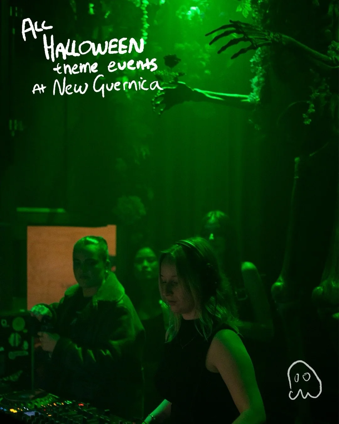 All Halloween them events this week. 

The club was born on Halloween in 2009. So naturally we take our duty to provide a Halloween-themed-bday-bender ever year very seriously. And this is going to be our biggest one yet. 

Starting today the venue i