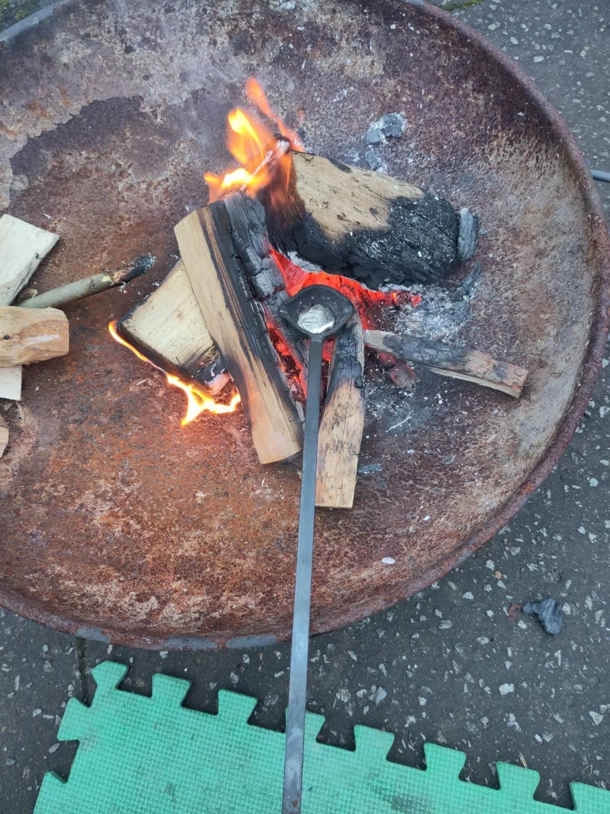 Outdoor Woodland Youth Group - Fire, metal, and figuring things out as we go